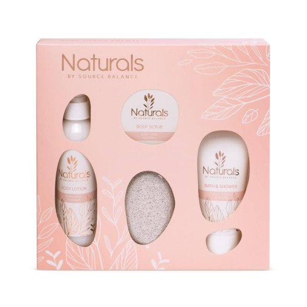 Naturals geschenkset Pure Lotus 4-delig