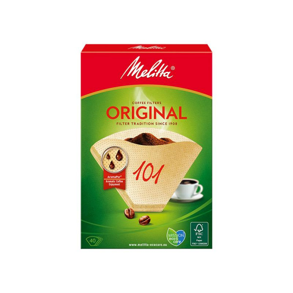 Melitta Koffiefilters 101 40 stuks Bruin