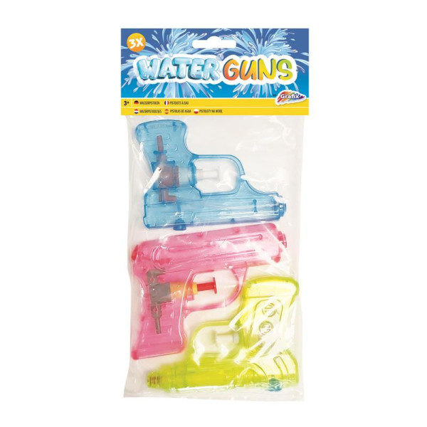 Grafix Waterpistool 9cm zak a 3 stuks