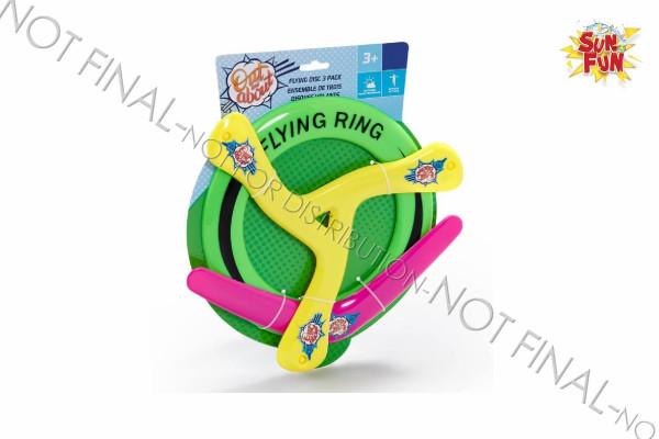 Sun Fun frisbee set van 3