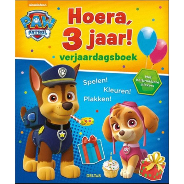 Deltas Paw Patrol Hoera 3 jaar!