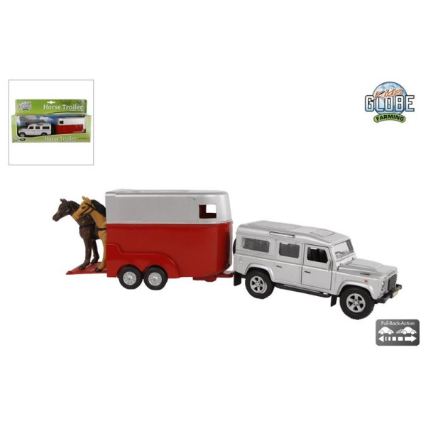 Die Cast Landrover+ paardentrailer