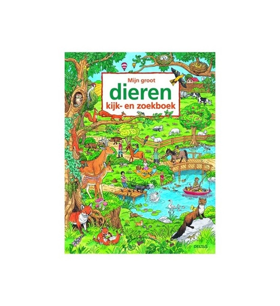 Deltas Mijn groot dieren kijk+ zoekboek