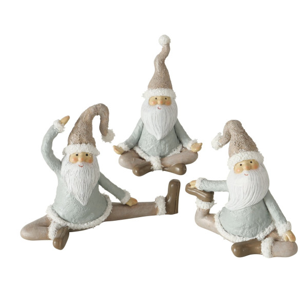 Beeld Paulito Yoga Santa H11cm Polyresin