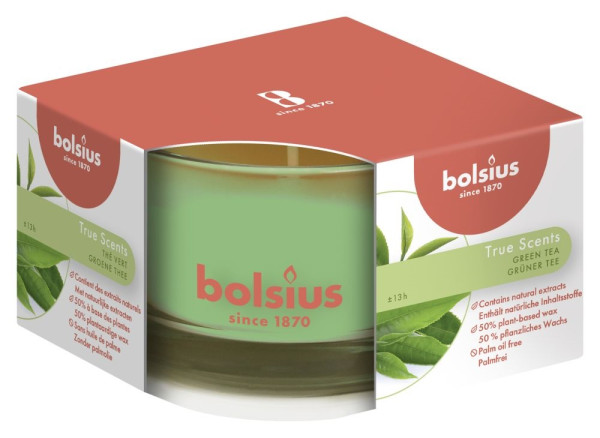 Bolsius Geurglas 50/80 Green Tea