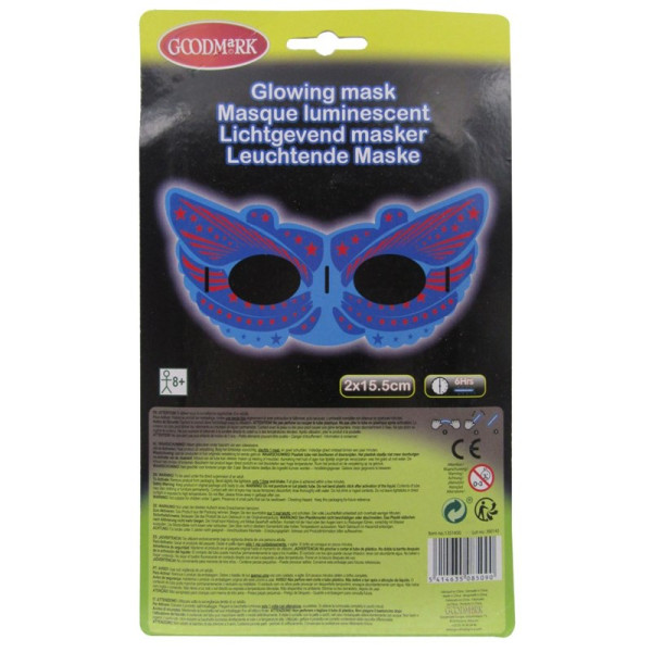 Goodmark Superhelden masker lichtstaaf