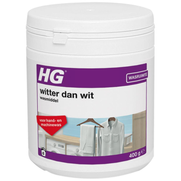 HG Witter dan wit wasmiddel 400gr