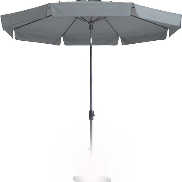 Parasol Flores 300cm draai vol LIGHTGREY