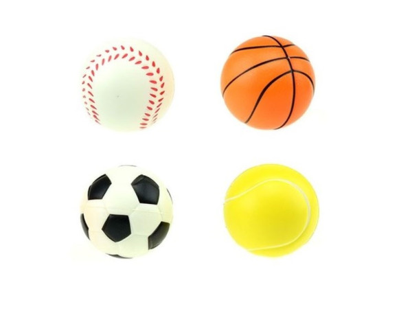 Toi Toys sport Squeezies Ø7cm 12 stuks