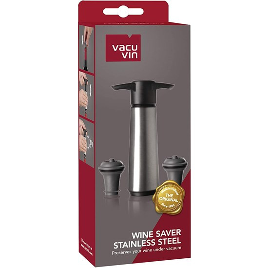 Vacuvin Wine Saver set RVS