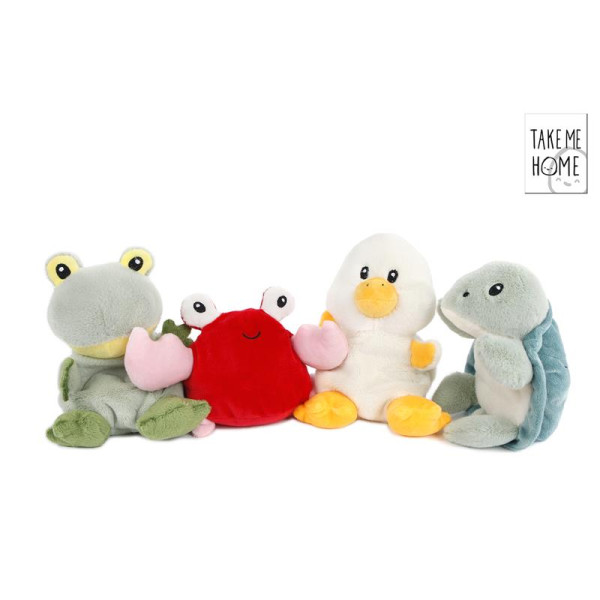 Take Me Home waterdieren pluche 15cm