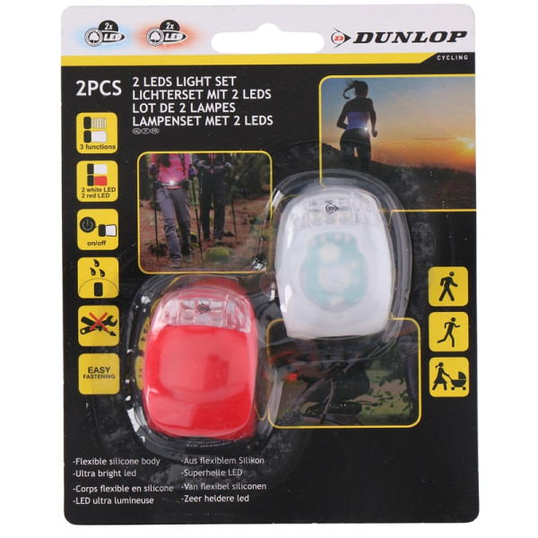 Dunlop Fietsverlichtingset LED 2-delig