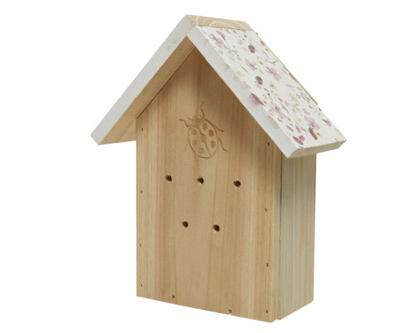 Insectenhuis grenen 21cm lieveheersbeest