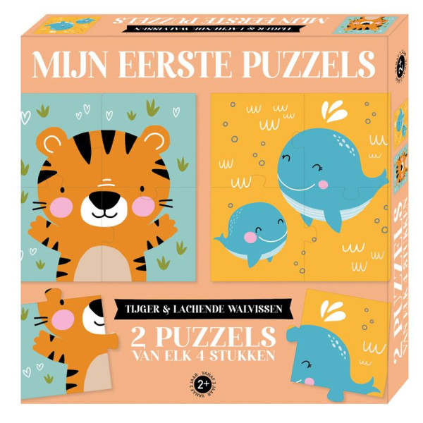 Puzzel - Tijger & lachende walvissen