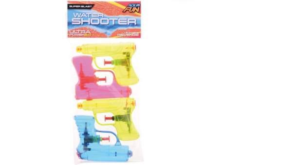 John Toy Waterpistool 4-pack ± 11cm