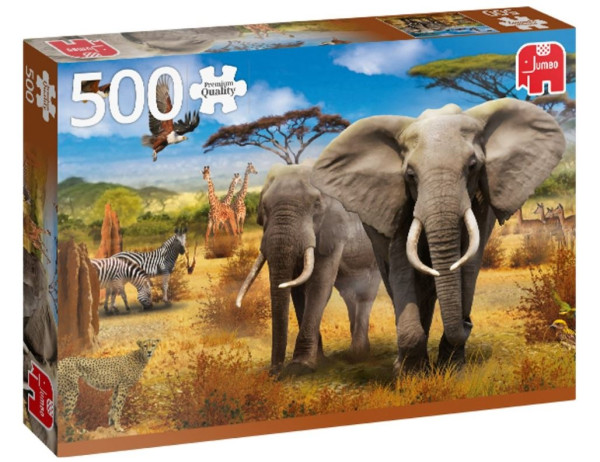 Jumbo puzzel African Savannah 500st