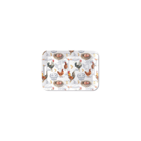 Ambiente Tray Chicken Farm 33x47cm