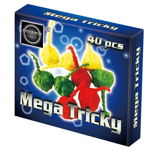 Mega Tricky gekleurde knalerwten 40st