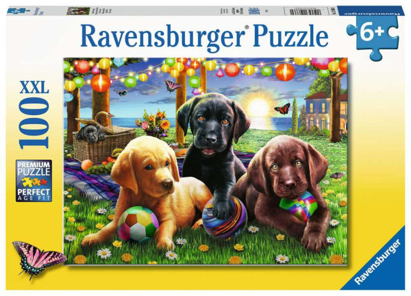 Ravensburger puzzel Honden picknick 100