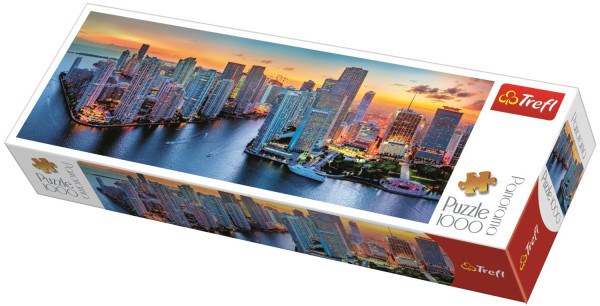 Puzzel 1000 pcs Panorama- zonsondergang