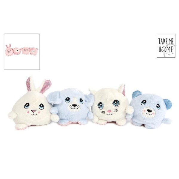 Take Me Home reversible pluche dier 10cm