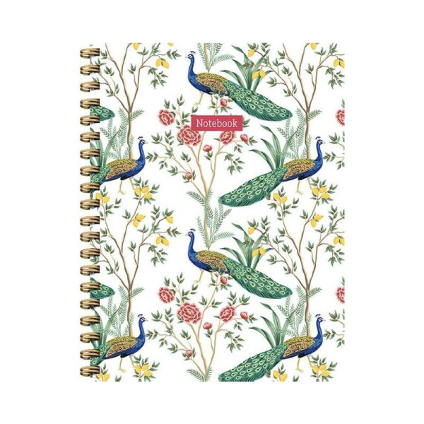 Deltas Peacock notebook spiraalboek