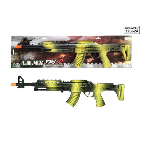 Toi Toys AK47 Geweer zwart/groen