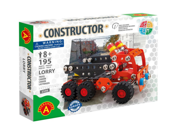 Constructor voertuig Lorry - 195-delig