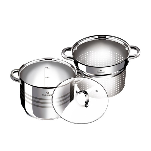 Blaumann RVS Soep/Pasta Pan 5L ook induc