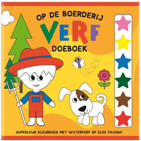 Creatief Doeboek verf - Op de boerderij