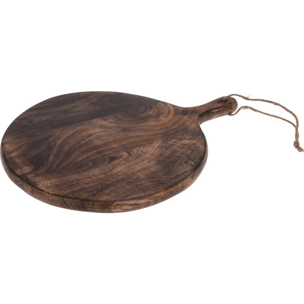 Plateau mango hout rond 39xØ29cm