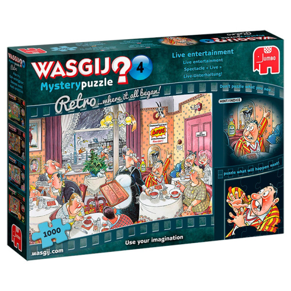 Jumbo Wasgij puzzel Retro Mystery 1000st