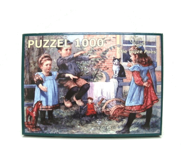 Ot en sien puzzel -Die wijze poes 1000pc