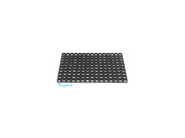 Domino rubberringmat 23mm hoog 50x80cm