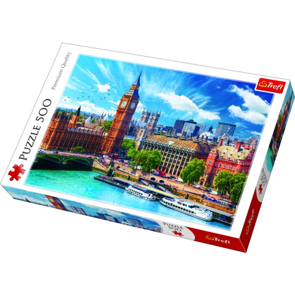 Puzzel Zonnige dag in London 500pcs