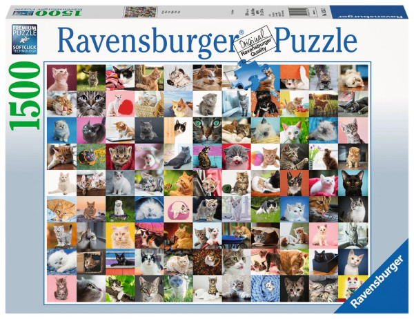 Ravensburger puzzel 99 Katten 1500st