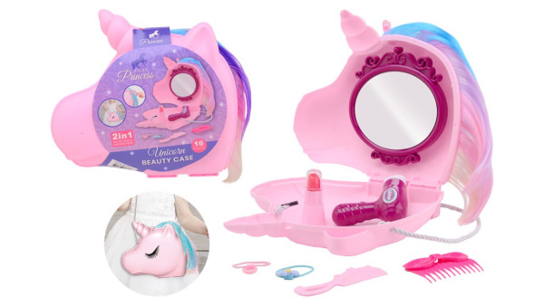 John Toy Unicorn beauty case met koord