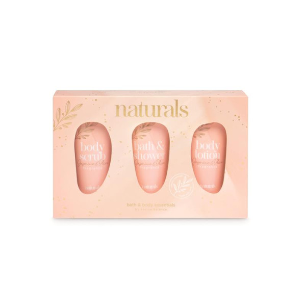 Naturals badgeschenkset 3-delig