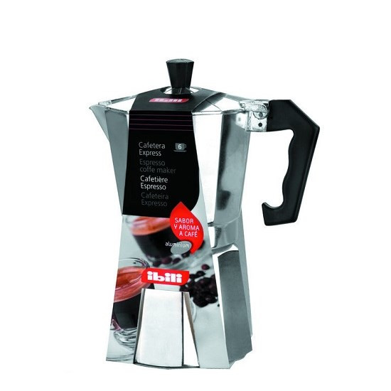 Espressomaker percolator 9-kops Alu