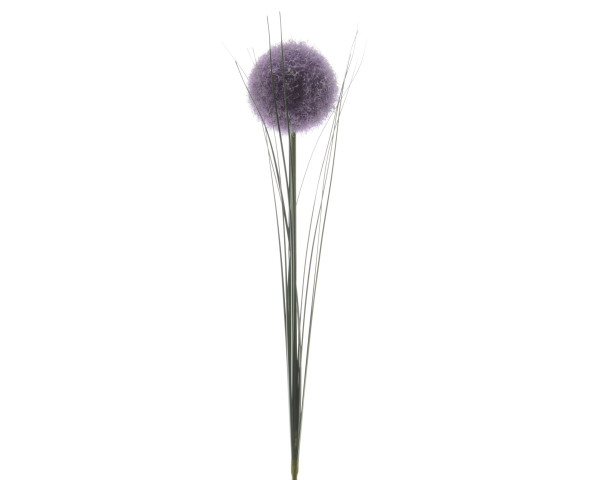 Kunstbloem Allium H66cm Paars