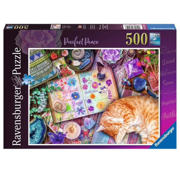 Ravensburger Tevreden kat puzzel 500pcs