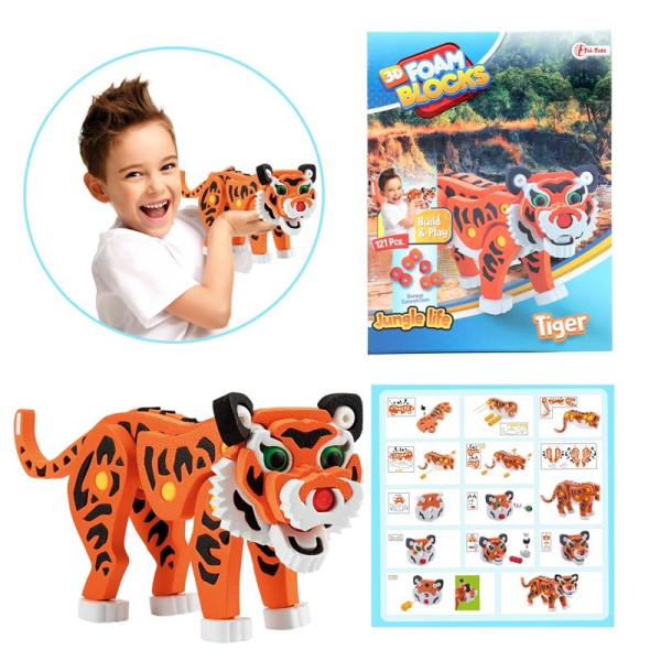 Toi Toys 3D puzzel foam Tijger