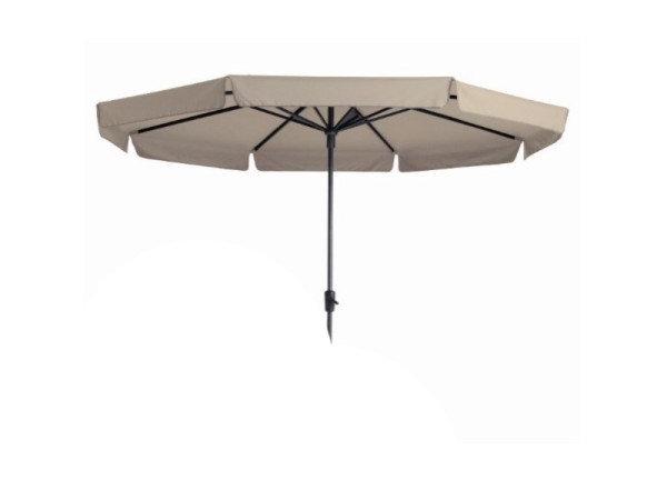 Parasol Syros 350cm draai volant ecru