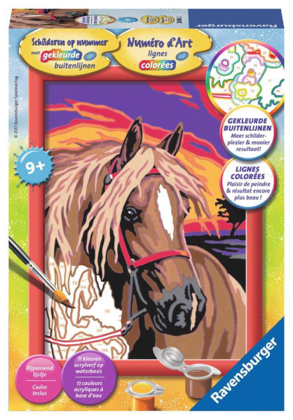 Ravensburger Schilderen op nummer Paard