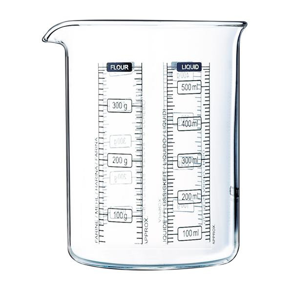 Pyrex maatbeker 500ml glas