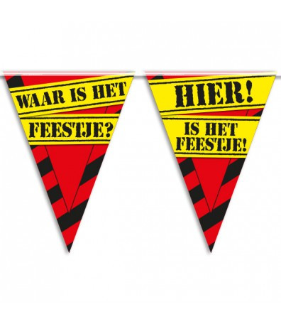 Paperdreams Party Vlag - waar is het...