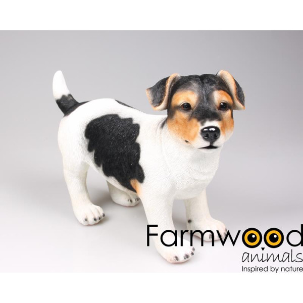 Tuinbeeld Jack Russel tri-colore 39cm