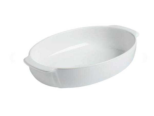 Pyrex Ovale ovenschaal wit 30x20cm