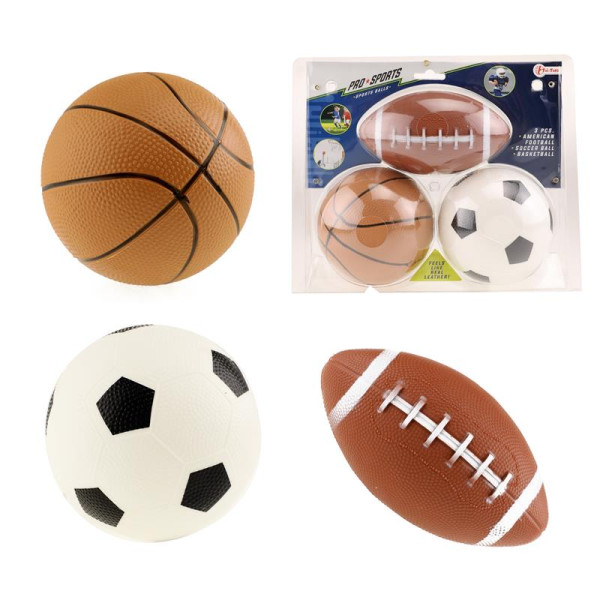 Toi Toys Mini sportballen 3st op kaart