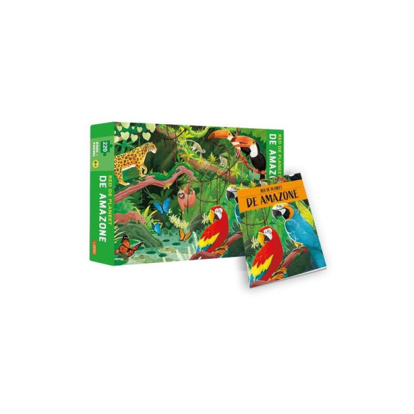 Rebo Amazone - Boek + puzzel